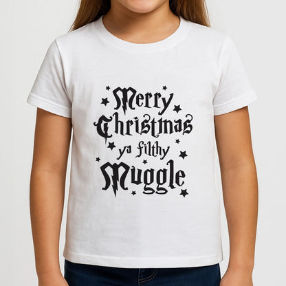 Merry Christmas You Filthy Muggle Girls T-Shirt
