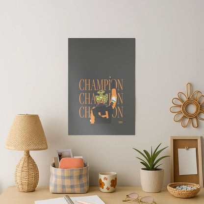 Lando Champion 2025 Art Print