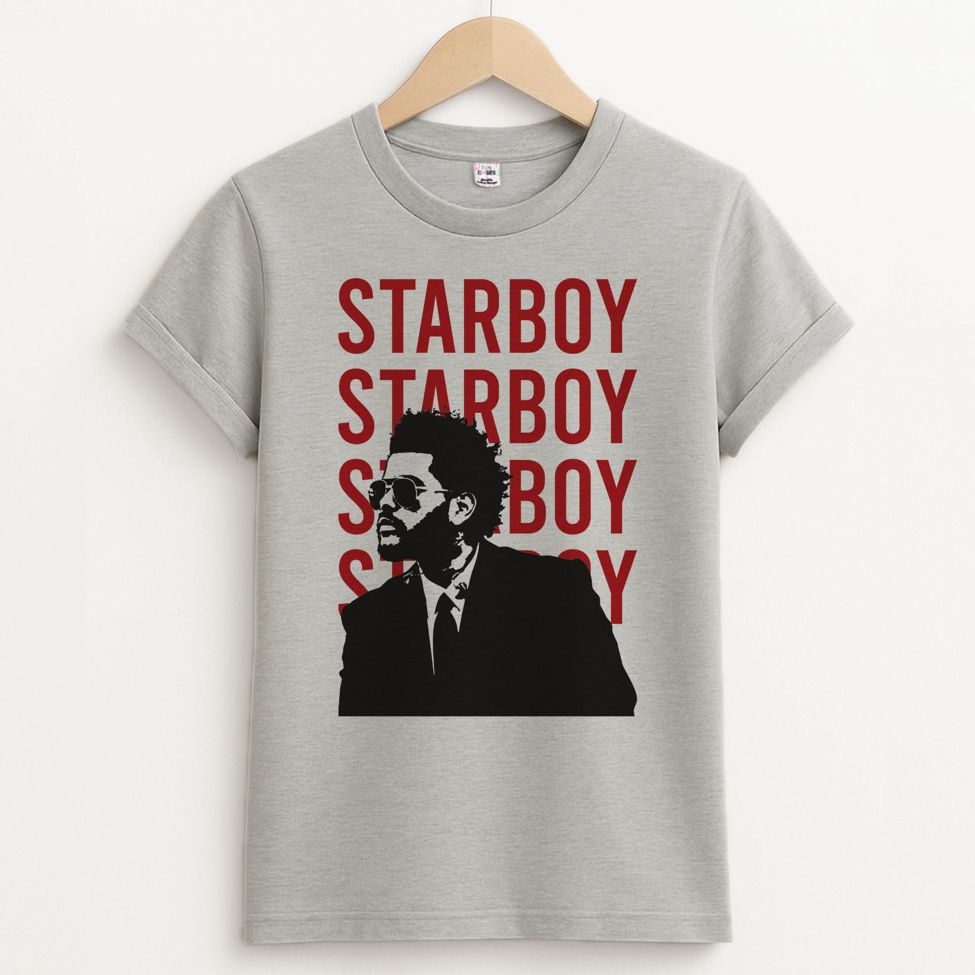 Starboy Singer Unisex Grey T-Shirt