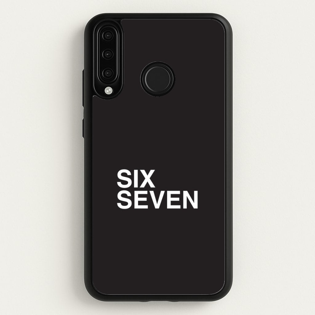 6 7 Black Huawei P30 Lite Case