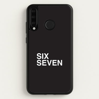 6 7 Black Huawei P30 Lite Case