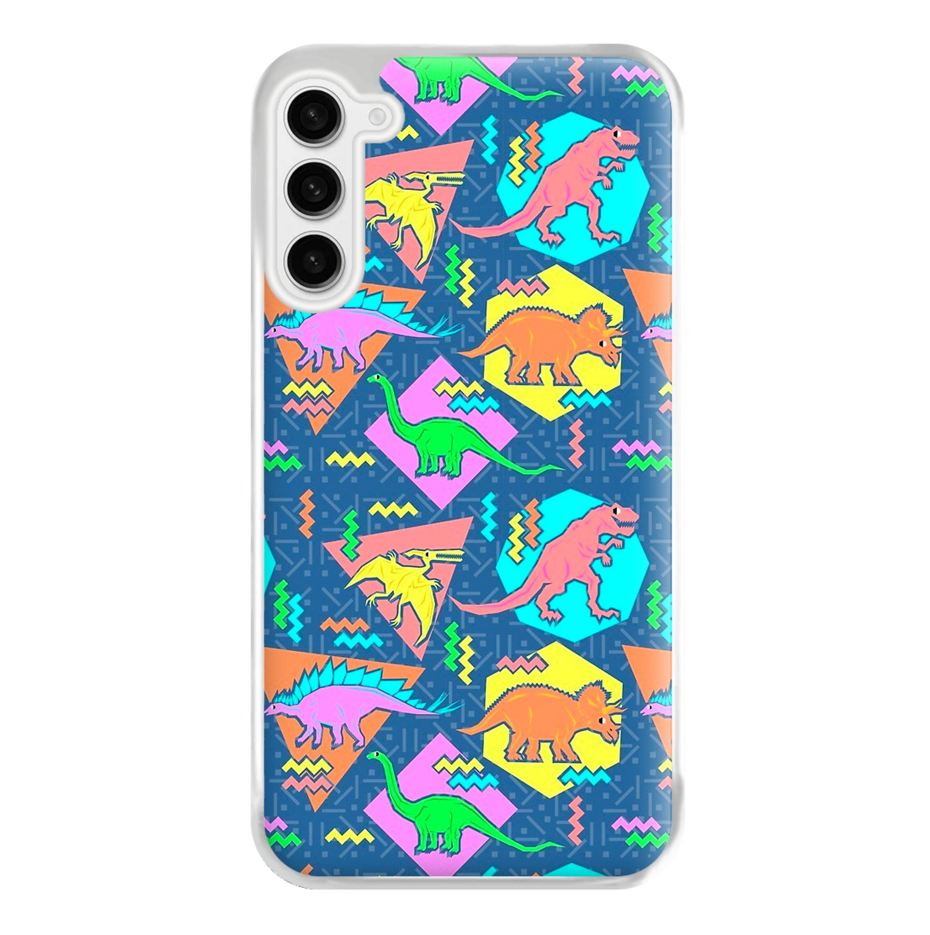 Nineties Dinosaurs Pattern Phone Case