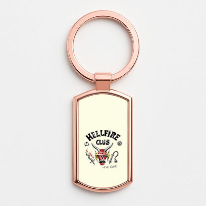 Torn Hellfire Club Rose Gold Keyring