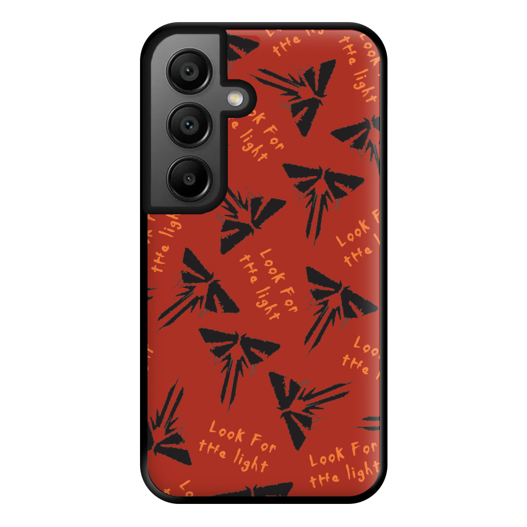 Look For The Light Firefly Pattern Galaxy A55 Case