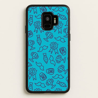 Dad Doodles Pattern Galaxy S9 Case