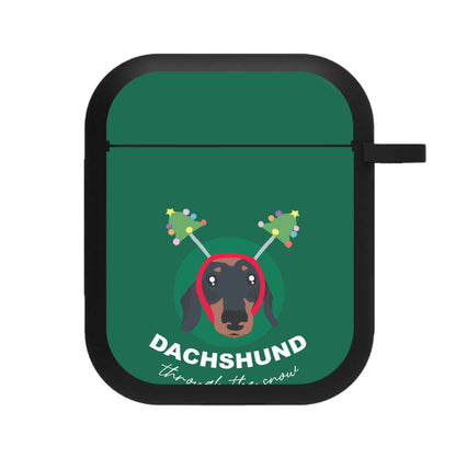 Dachshund Through The Snow AirPods Case