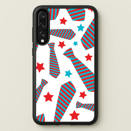 Tie And Stars Pattern Huawei P20 Pro Case