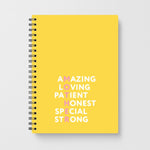 Mother Anagram Notebook
