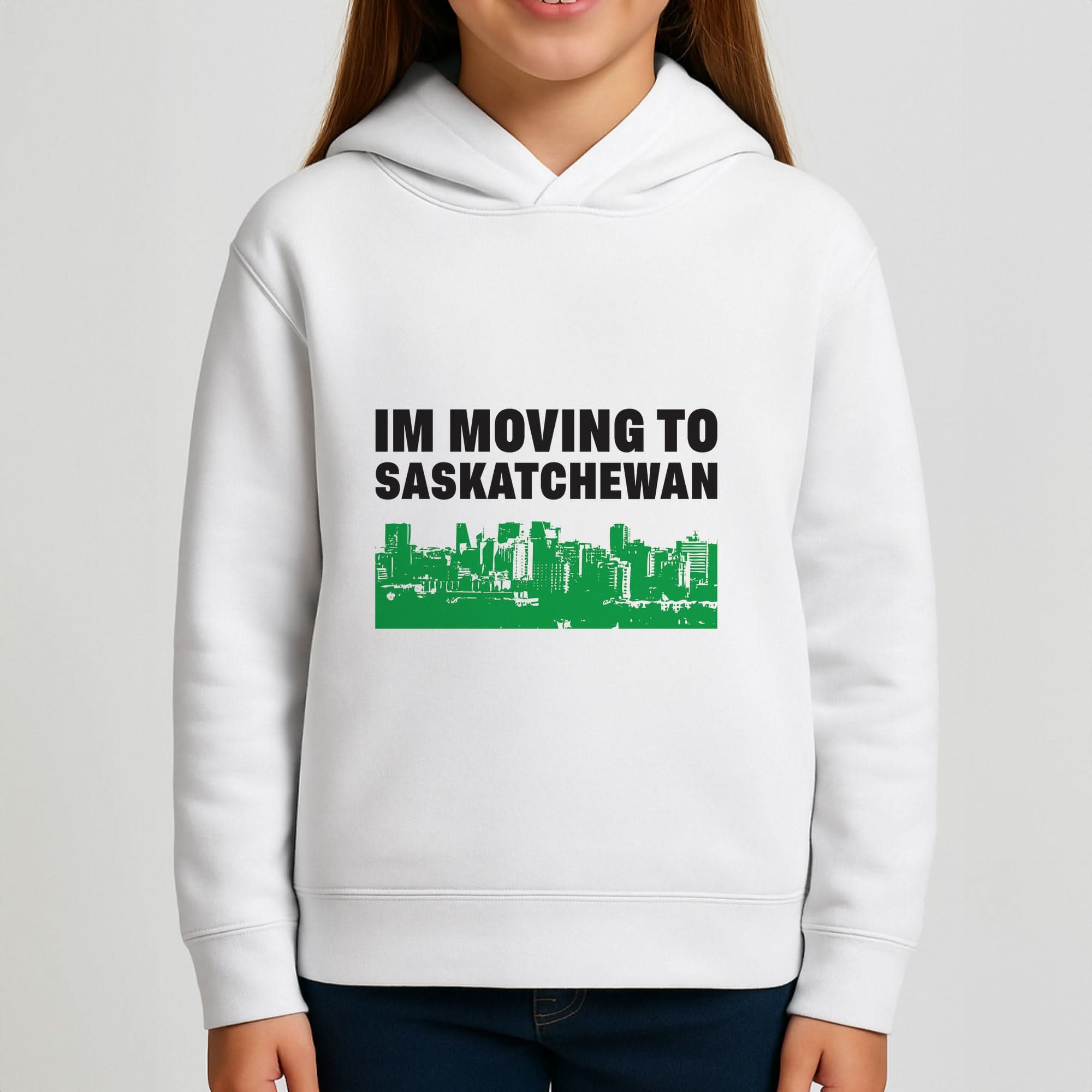 I'm Moving To Girls Hoodie
