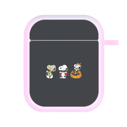 Cartoon Beagle Halloween Costumes AirPods Case
