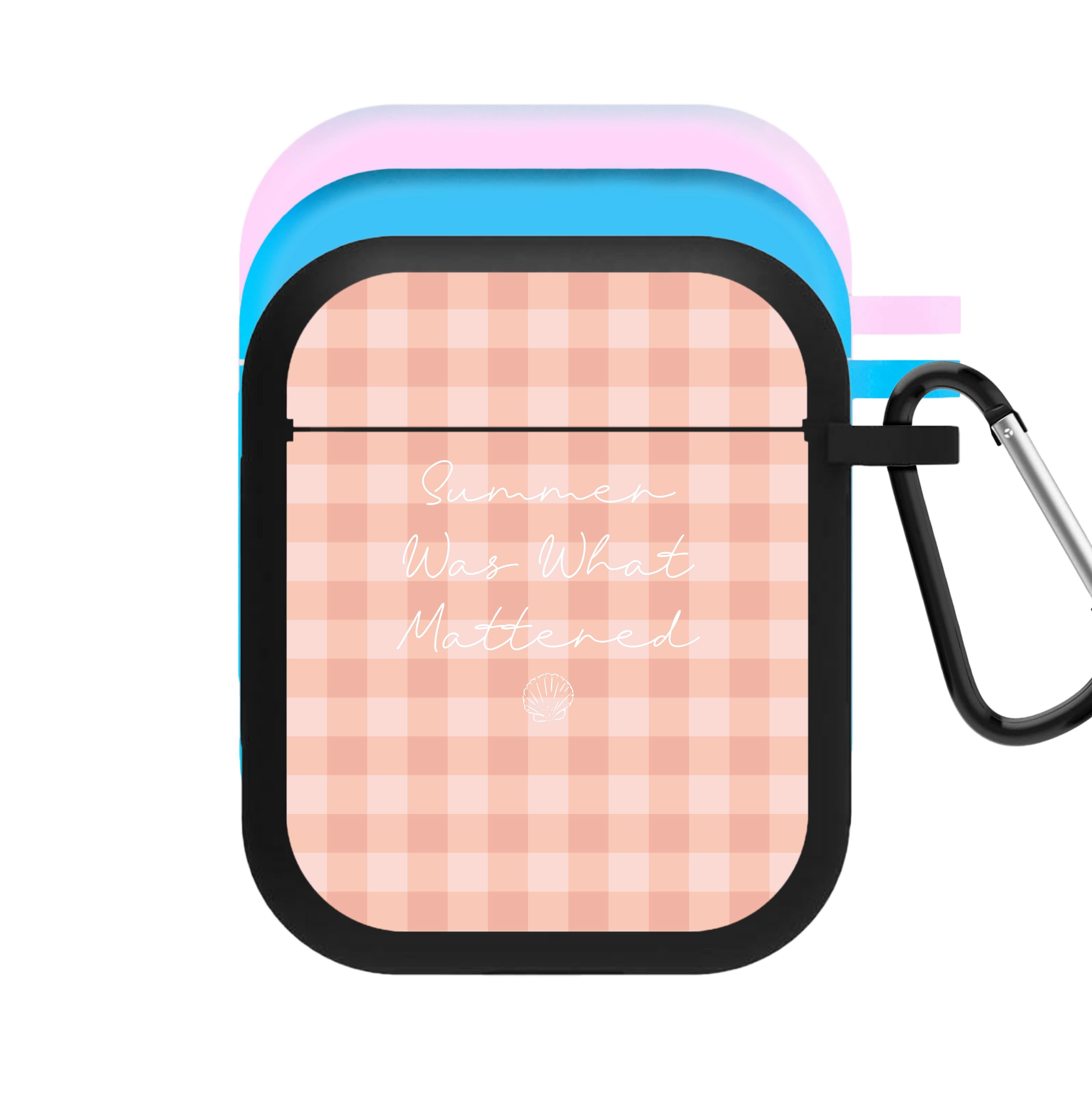 Summer Was What Mattered AirPods Case