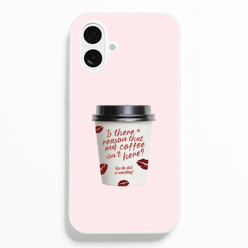 Where's My Coffee?! iPhone 16 Case