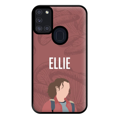 Ellie Mushroom Pattern Galaxy A21s Case