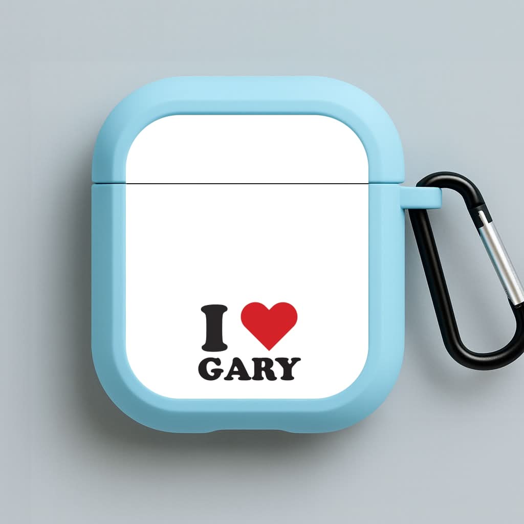 I Love Gary Blue AirPods Case