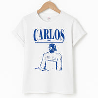 Carlos White And Blue T-Shirt