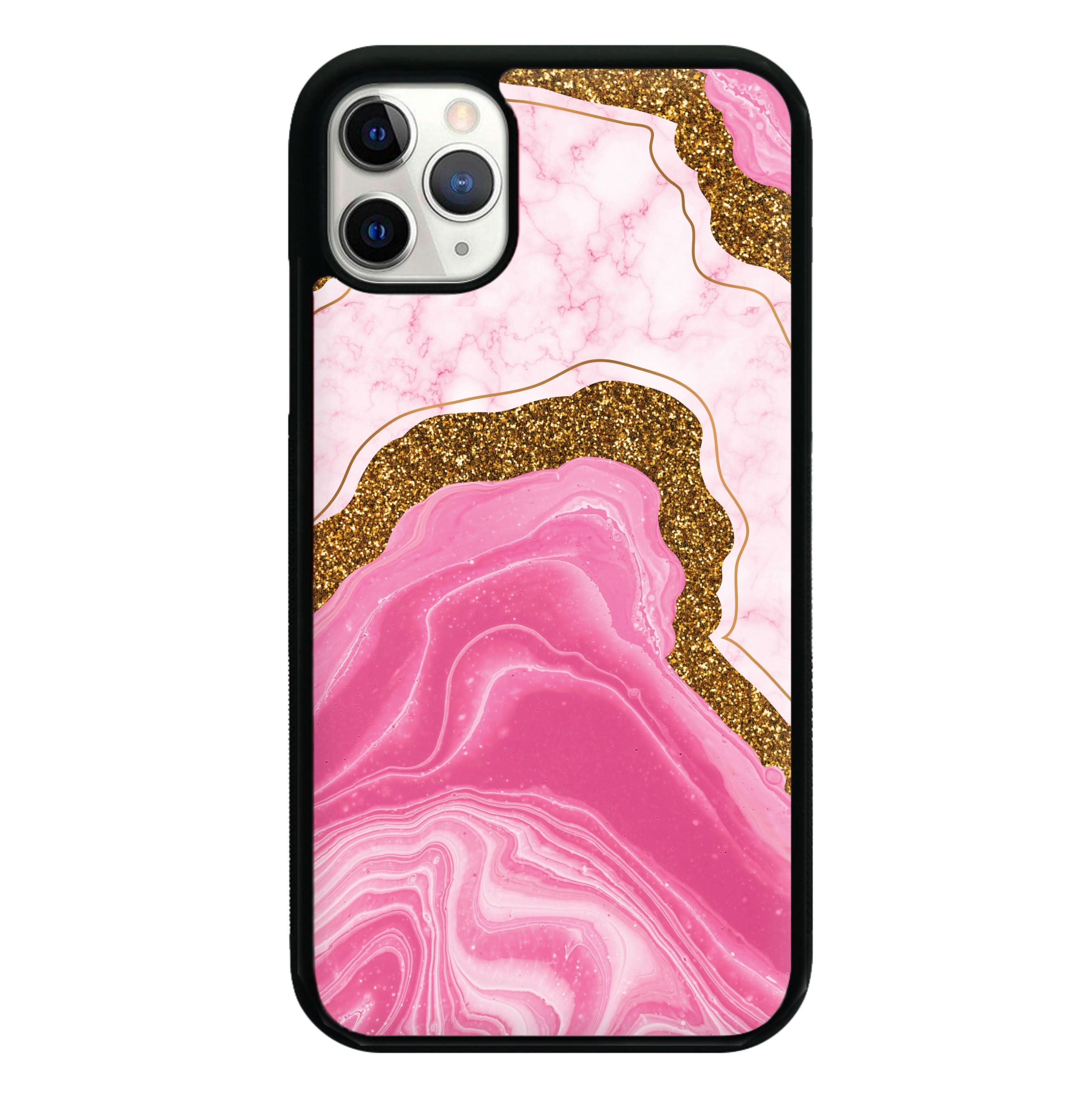 Marble Rock Veins And Glitter Phone Case