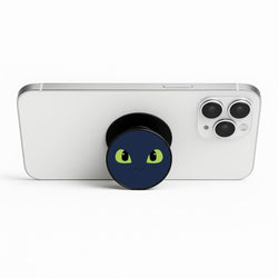 Black Fury Dragon Face Phone Stand