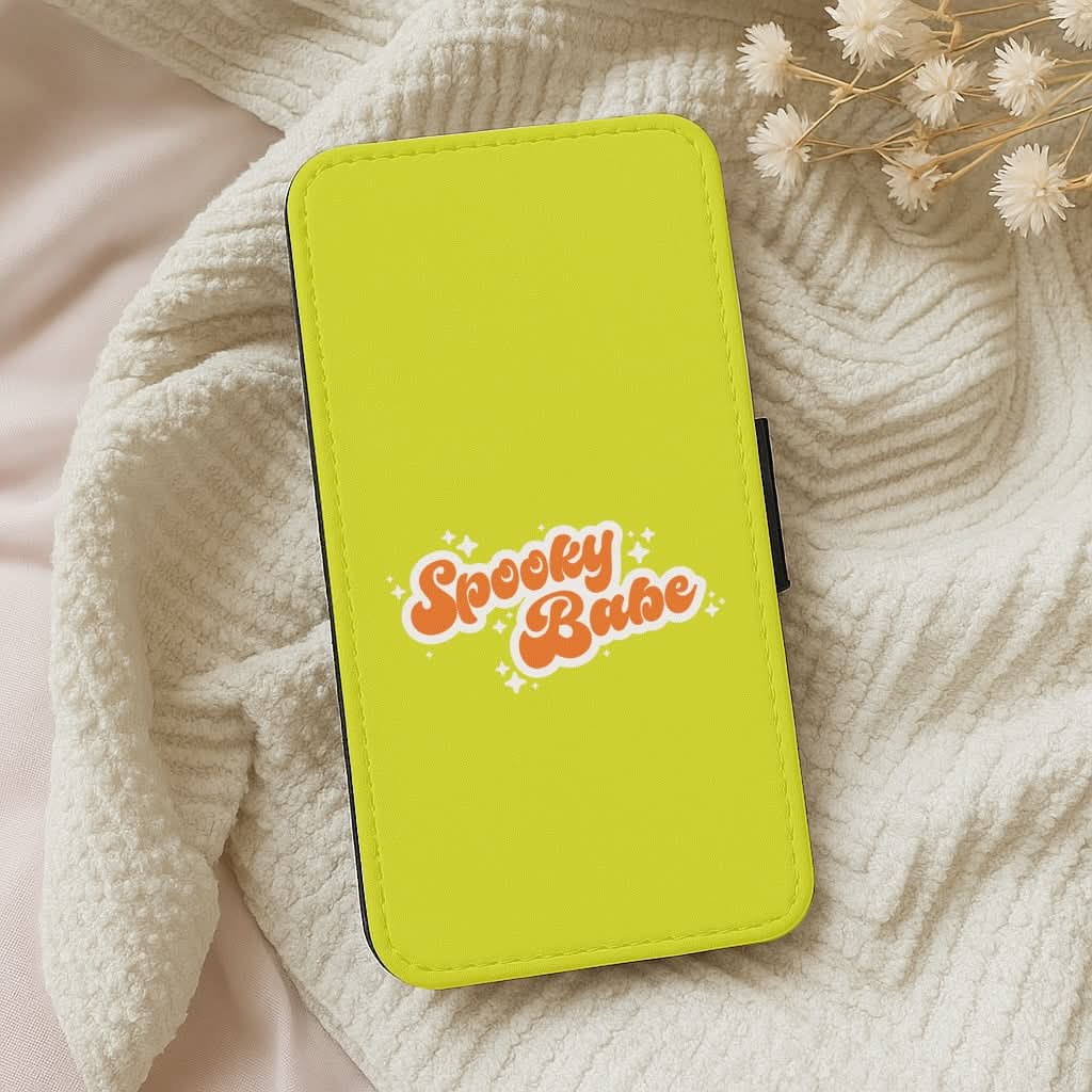 Spooky Babe Leather Phone Case