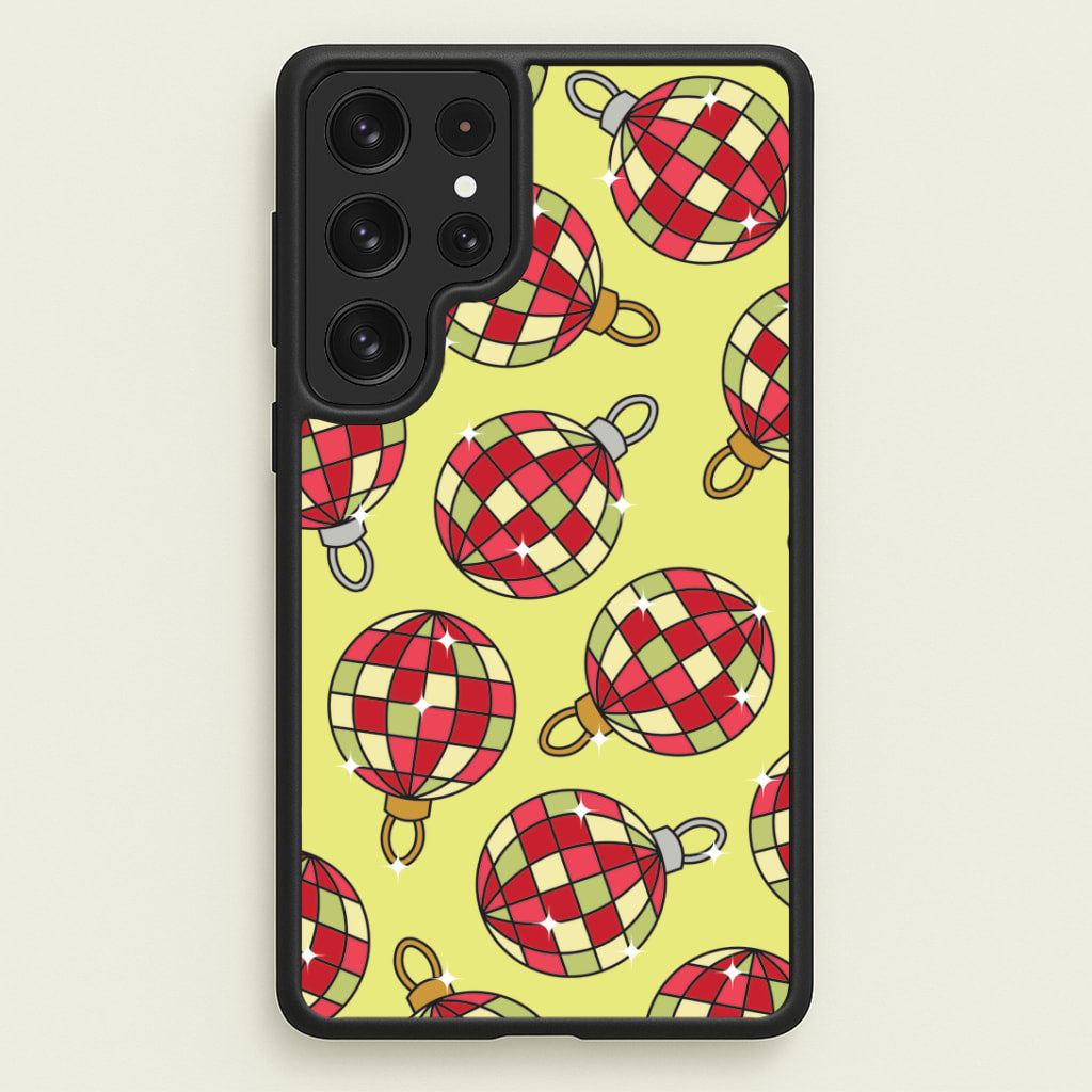 Disco Baubles Pattern Galaxy S23 Ultra Case
