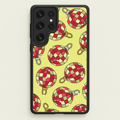 Disco Baubles Pattern Galaxy S22 Ultra Case