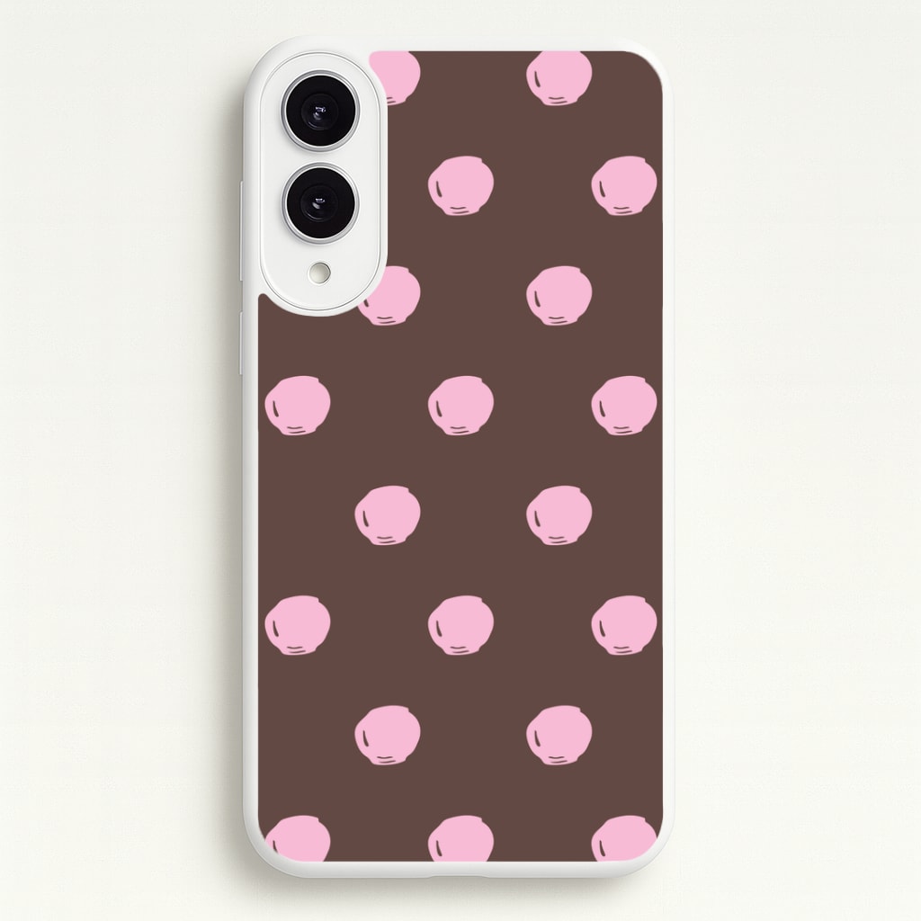 Chocolate & Strawberry Buttons Galaxy S25 Edge Case