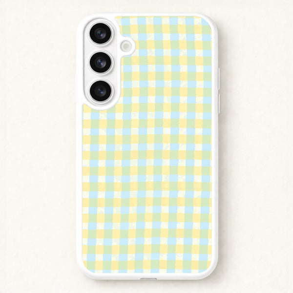Lemonade Gingham Galaxy S26 Case