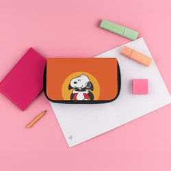 Cartoon Beagle Vampire Pencil Case