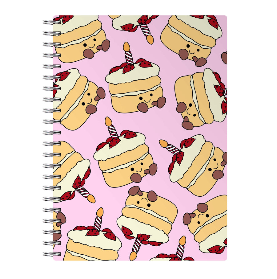 Cake Pattern - Plushy Notebook