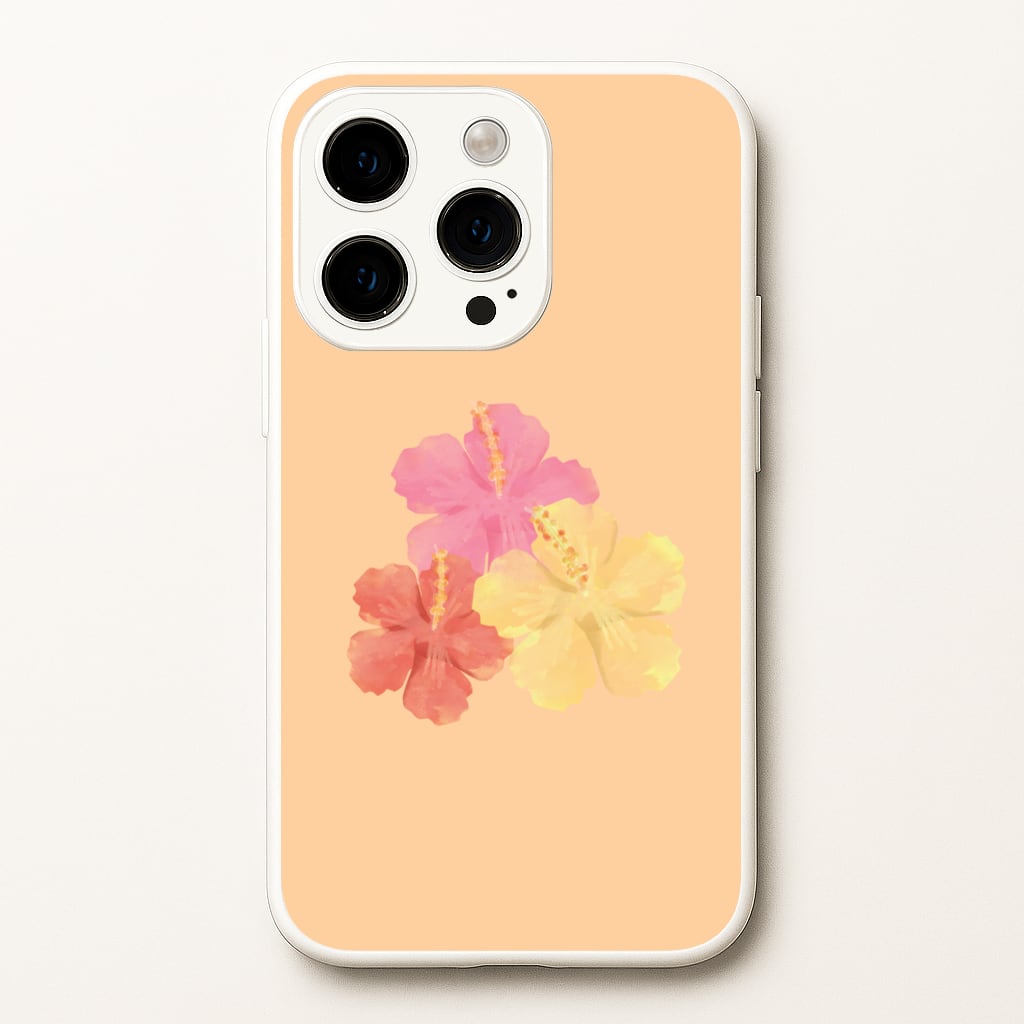 Hibiscus Sunset iPhone 14 Pro Max Case