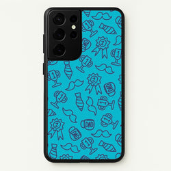 Dad Doodles Pattern Galaxy S21 Ultra Case