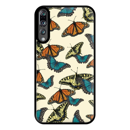 Butterfly Assortment Pattern Huawei P20 Pro Case