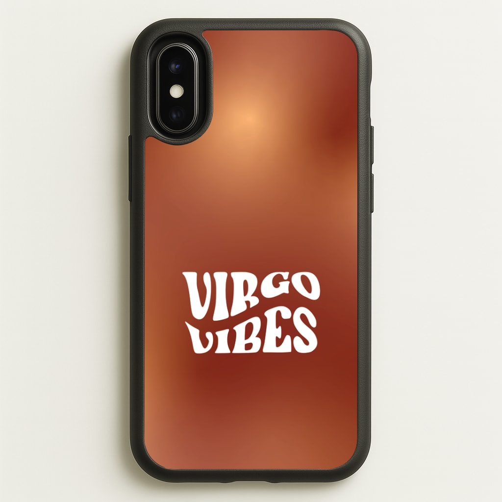 Virgo Vibes Gradient Zodiac iPhone X / XS Case