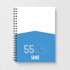 Sainz Helmet 2026 Notebook