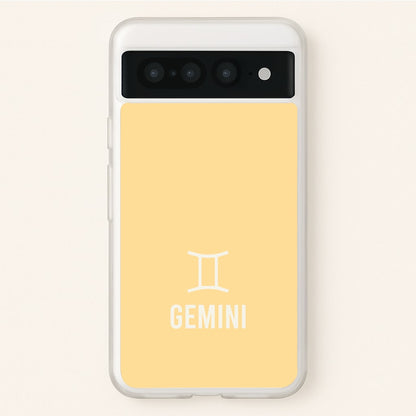 Gemini Pastel Zodiac Google Pixel 7 Pro Case