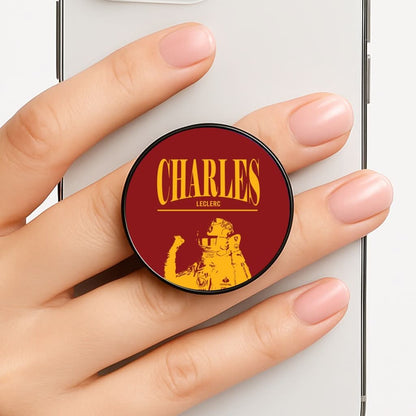 Charles Red And Gold Phone Grip