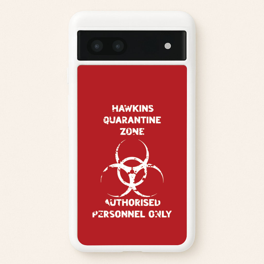 Hawkins Quarantine Zone Google Pixel 6a Case
