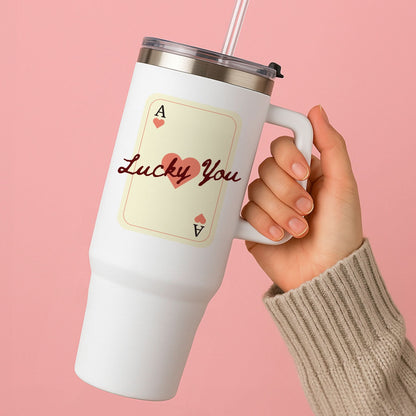 Lucky You Card Tumbler