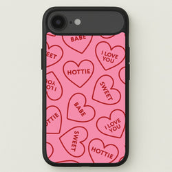 Quote Love Hearts Pattern iPhone 17 Air Case