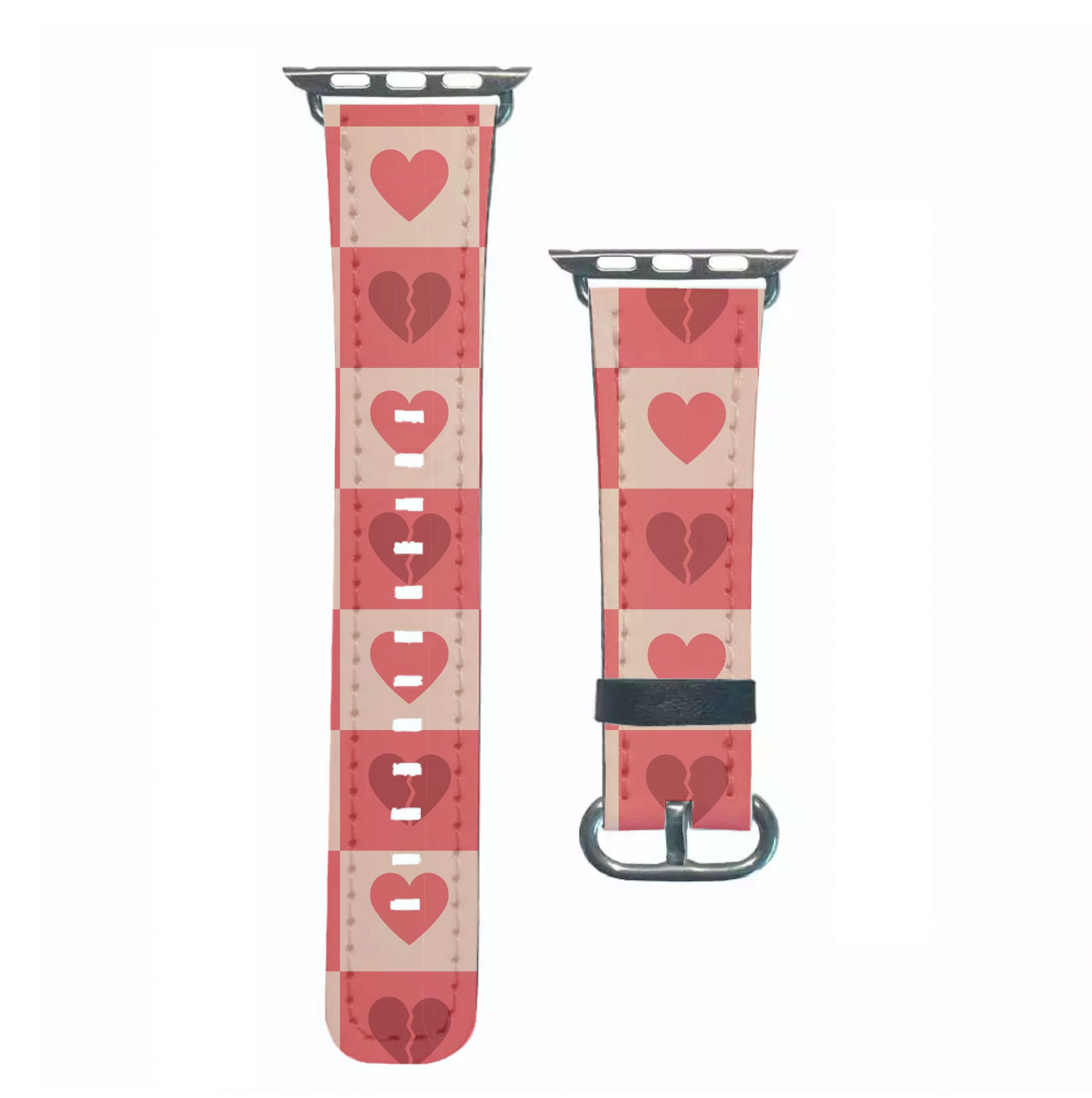 Valentine's Heart Pattern 2 Apple Watch Strap