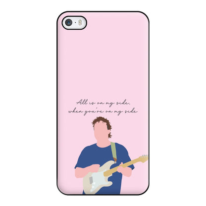 All Is On My Side Pink iPhone 5 / 5s / SE 2016 Case