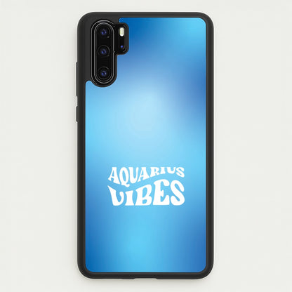 Aquarius Vibes Gradient Zodiac Huawei P30 Pro Case