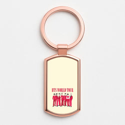 K-Pop Band World Tour 2026 Rose Gold Keyring