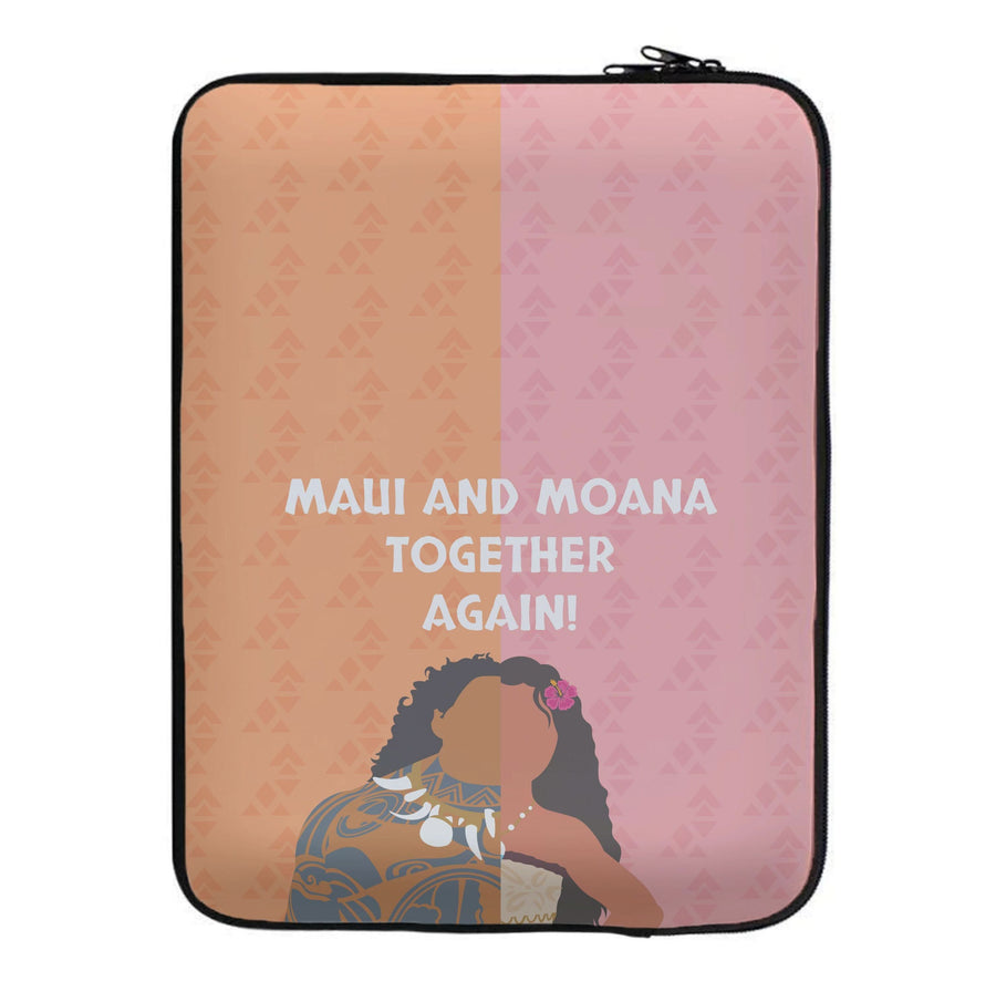 Maui And Moana Together Again Laptop Sleeve