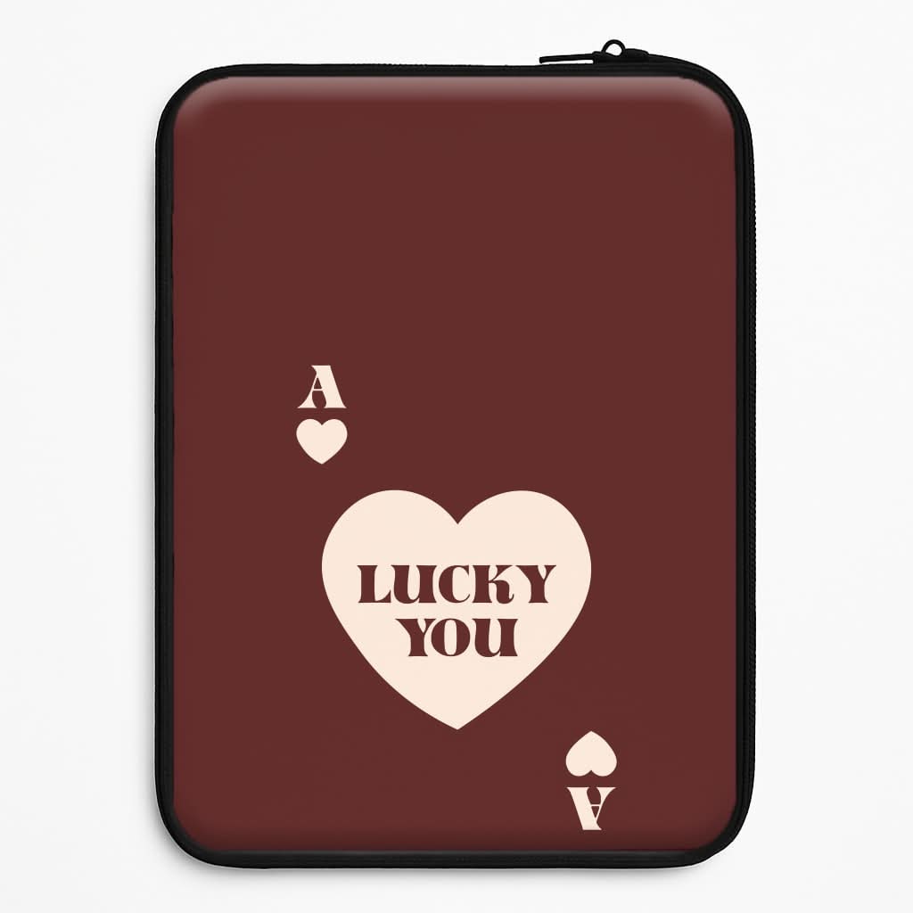 Ace Of Hearts Lucky You Universal Laptop Sleeve