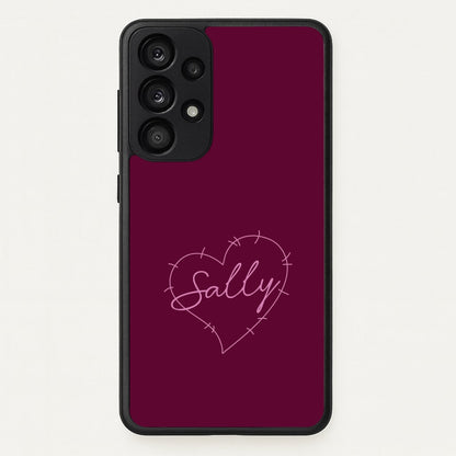 Stitched Heart Sally Galaxy A53 Case