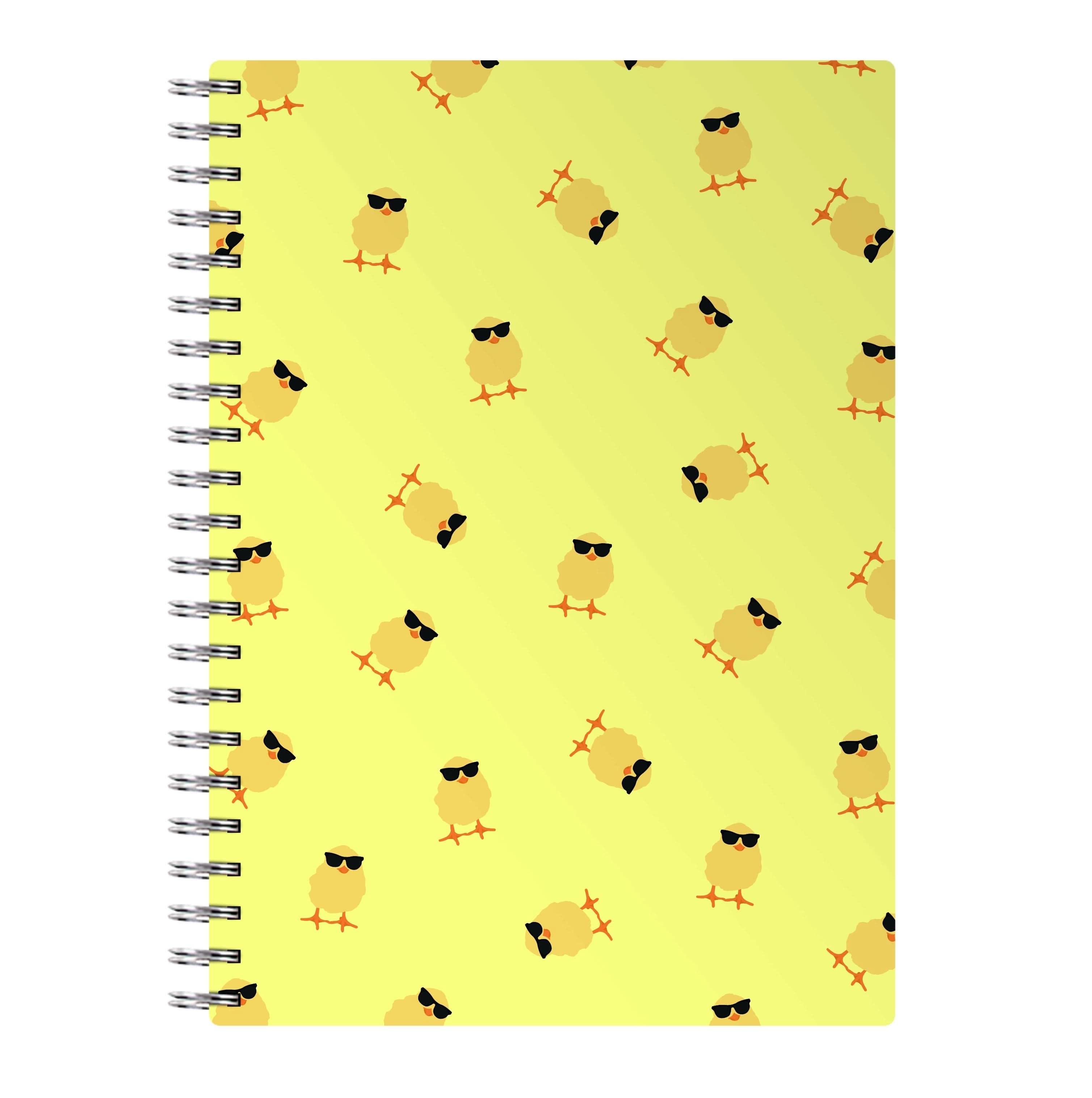 Chicks With Sunglasses Pattern Notebook