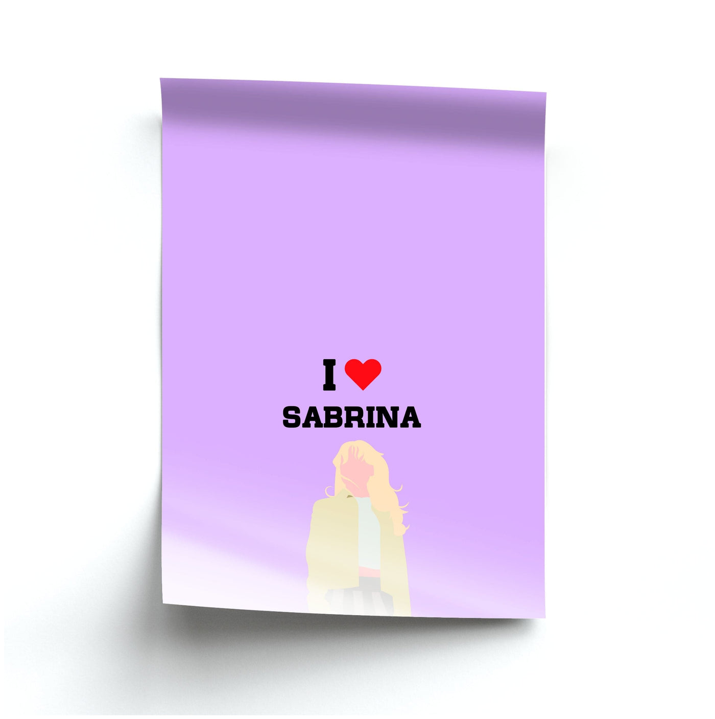 I Love Sabrina Carpenter Poster