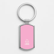 Libra Pastel Zodiac Luxury Keyring 1