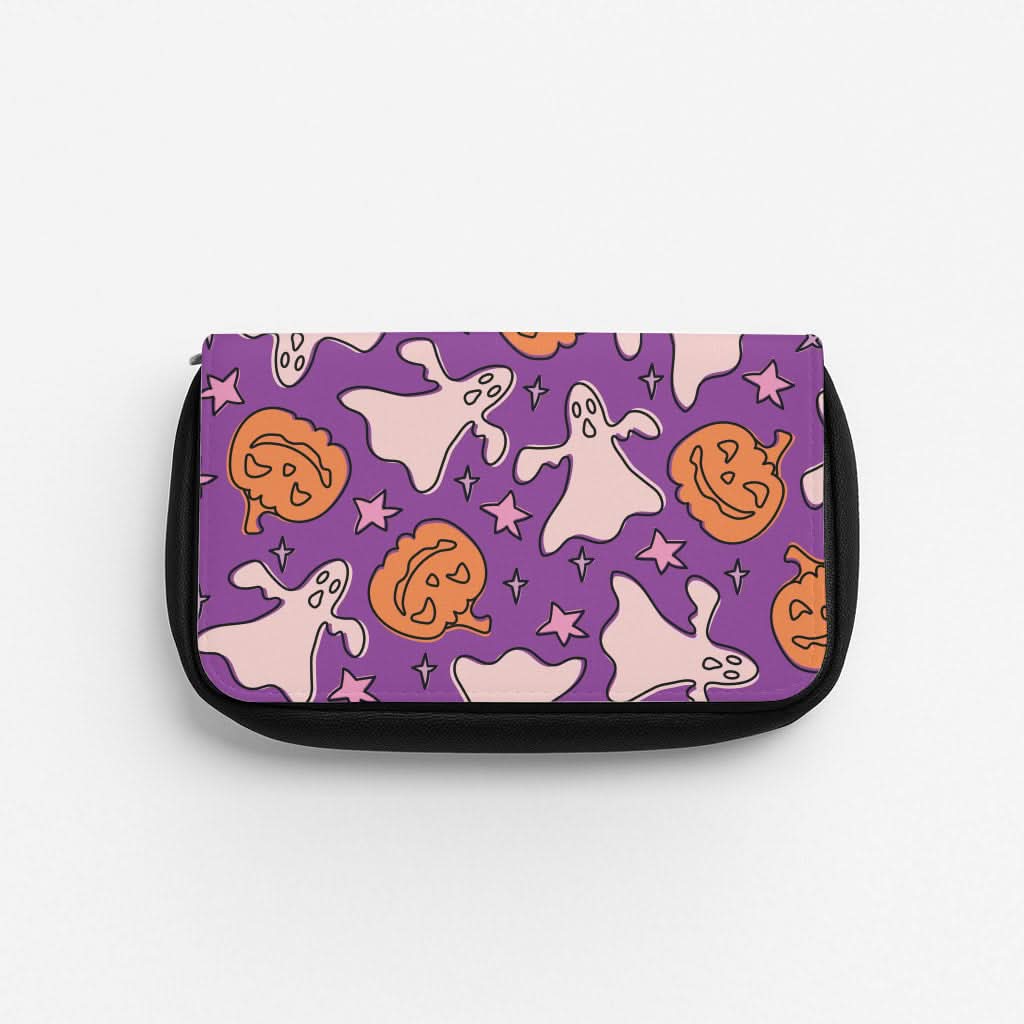 Abstract Halloween Pattern Pencil Case