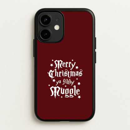 Merry Christmas You Filthy Muggle iPhone 12 Mini Case